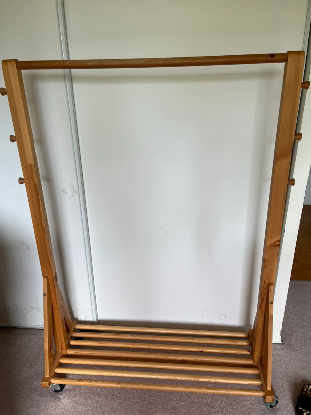 Wooden Clothes Rack