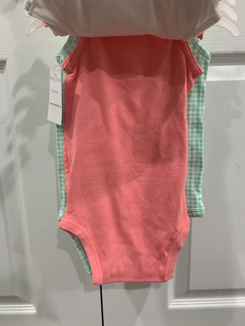 5 pack - Carter's Baby Girl Bodysuits 18m - photo 4