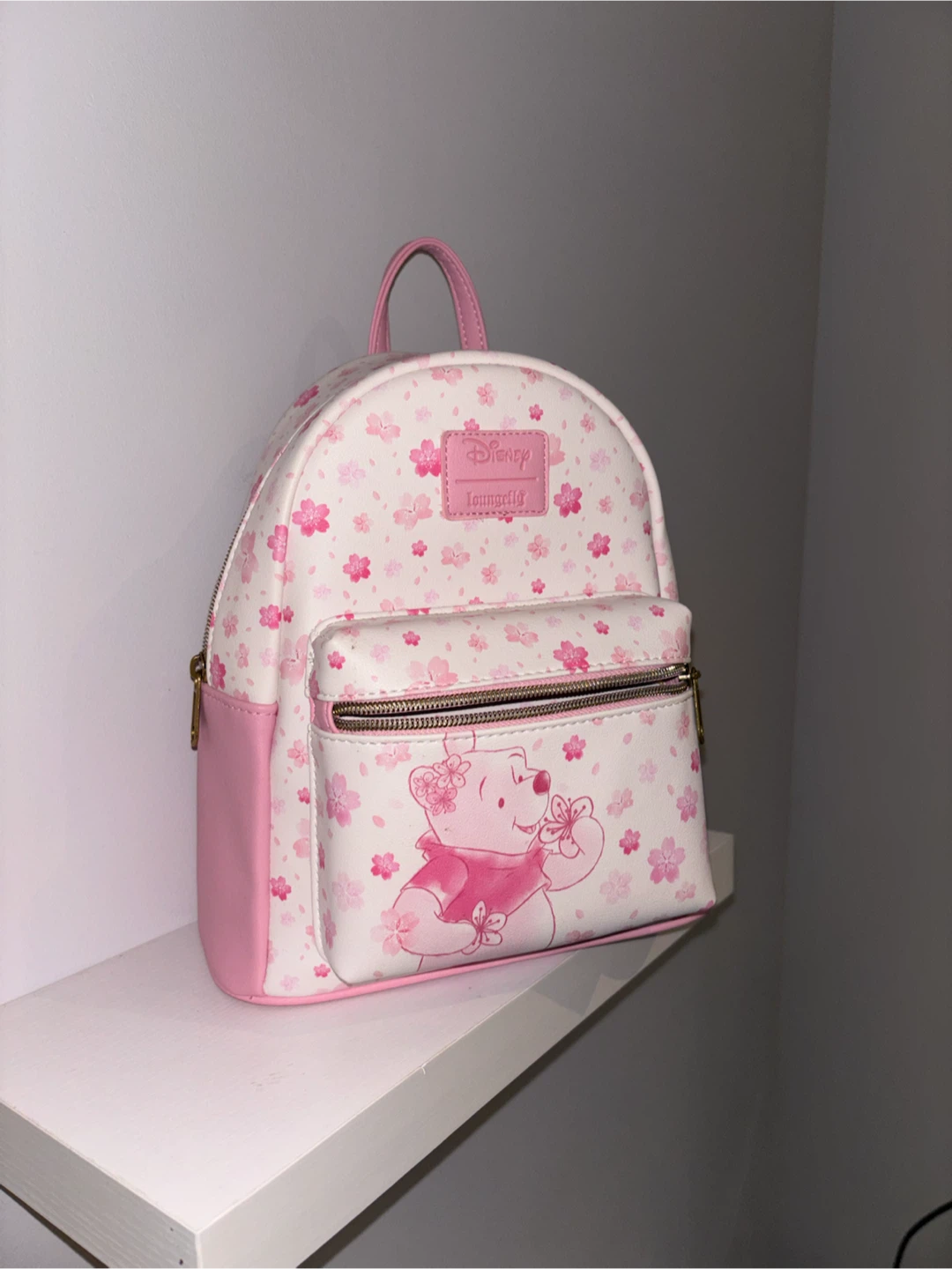 Disney Loungefly Winnie the Pooh Cherry Blossom Backpack - photo 2