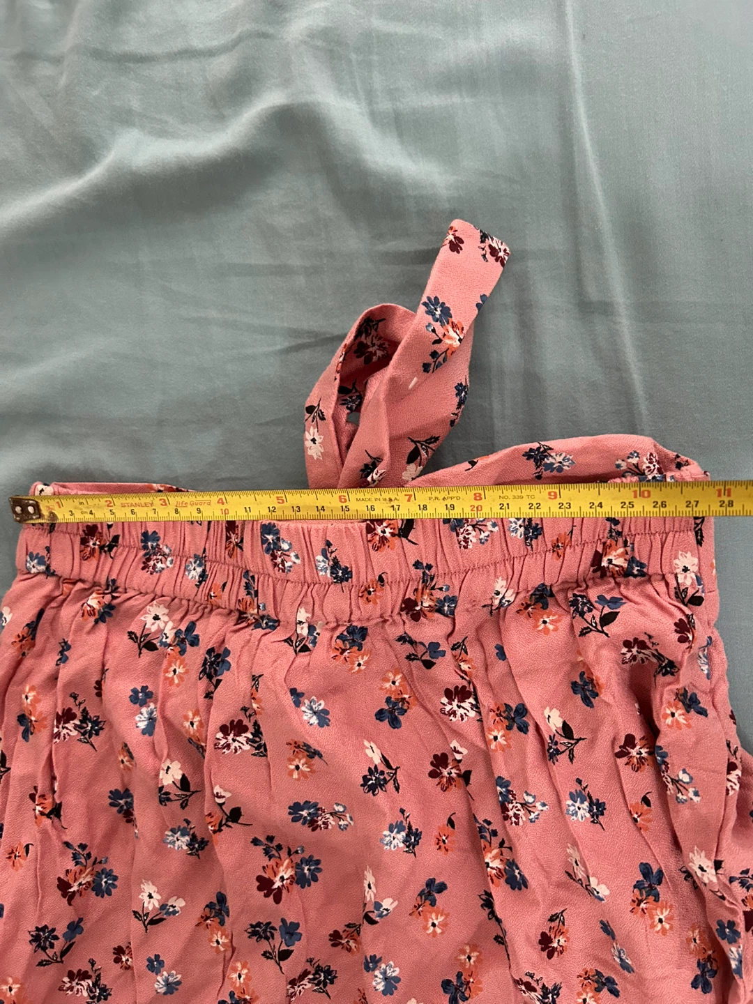Pink Floral Tie-Waist Ruffle Skirt - photo 5