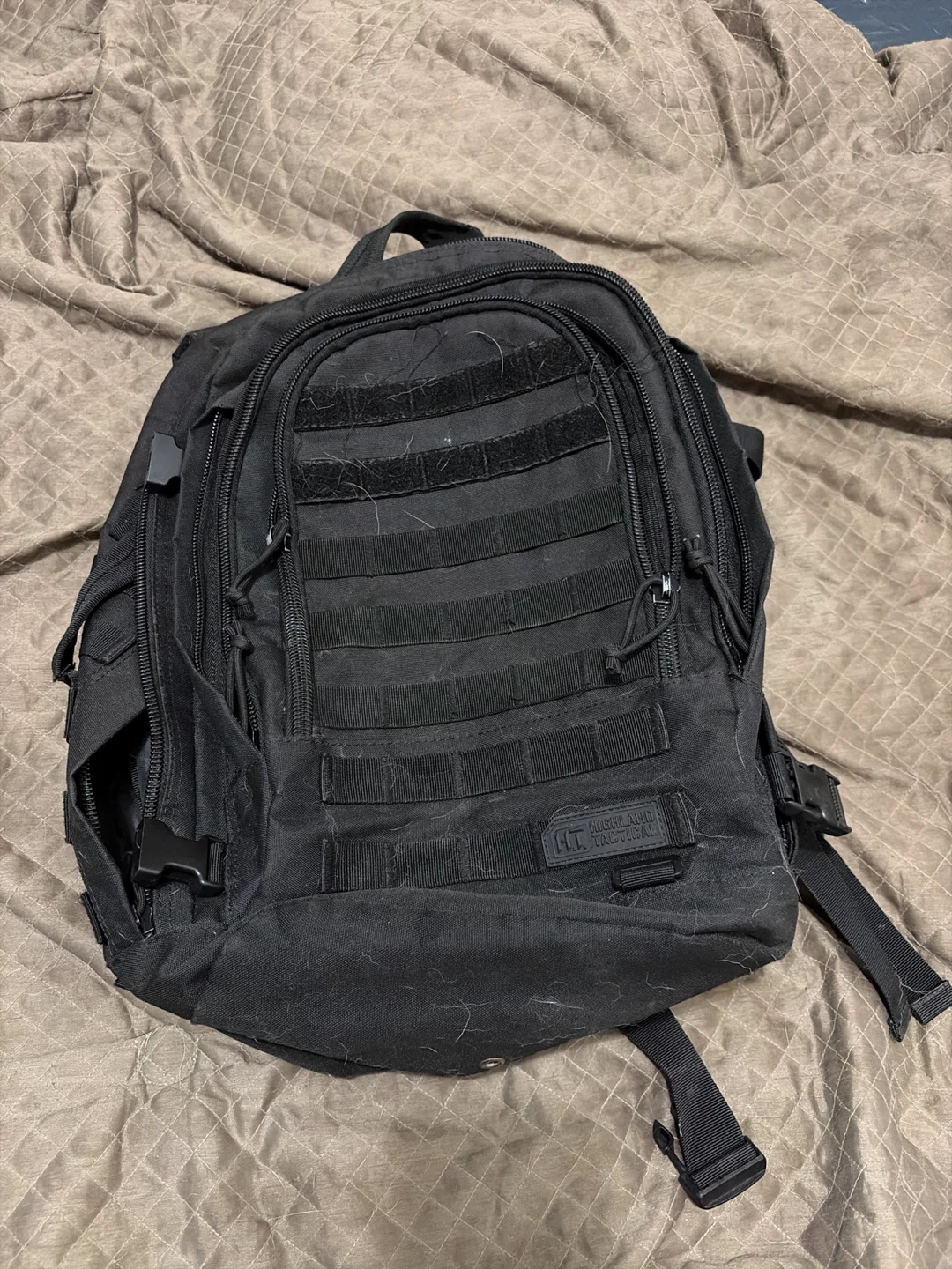 Highland Tactical Black Backpack