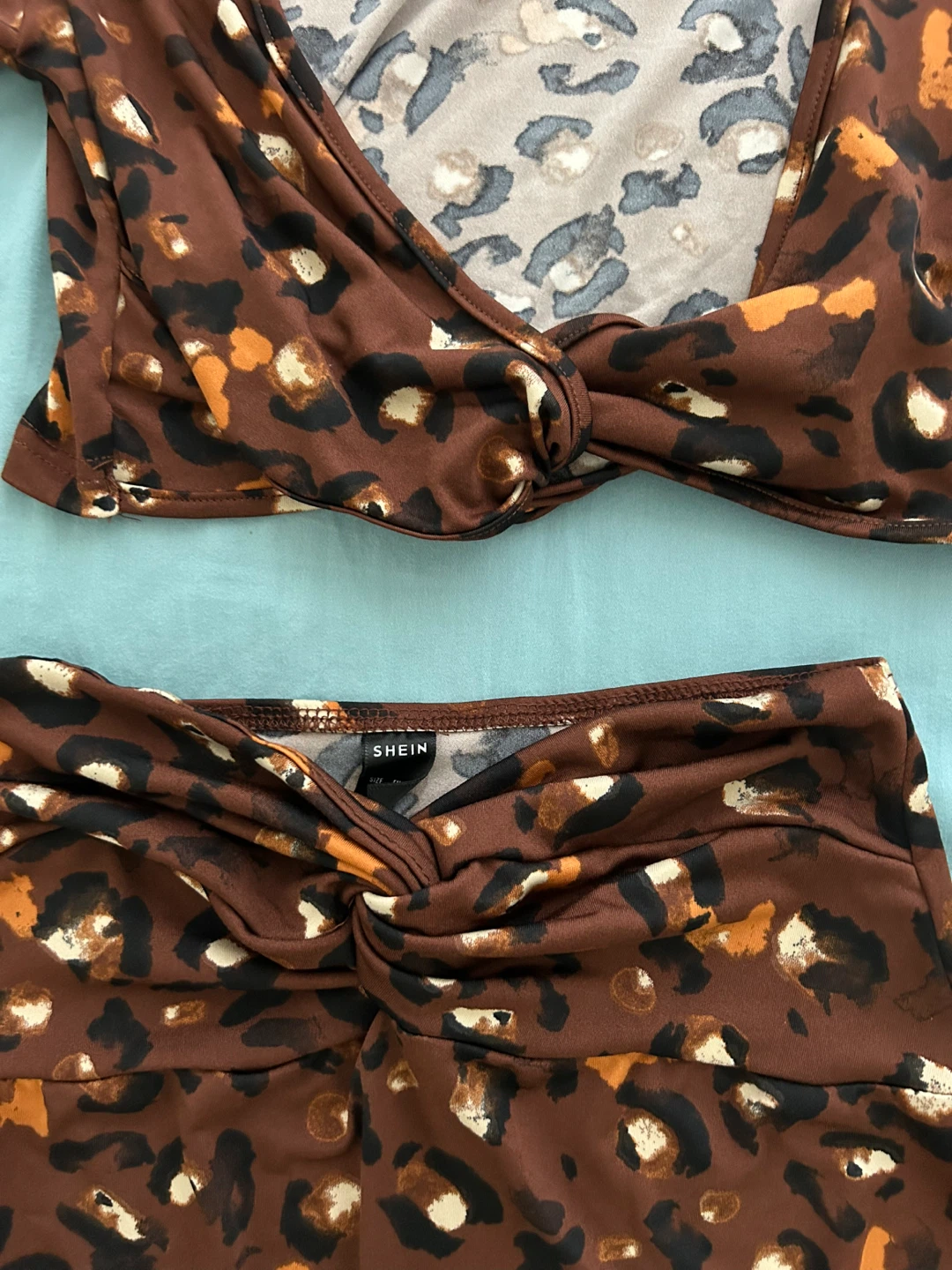 Leopard Print Two-Piece Set - photo 4