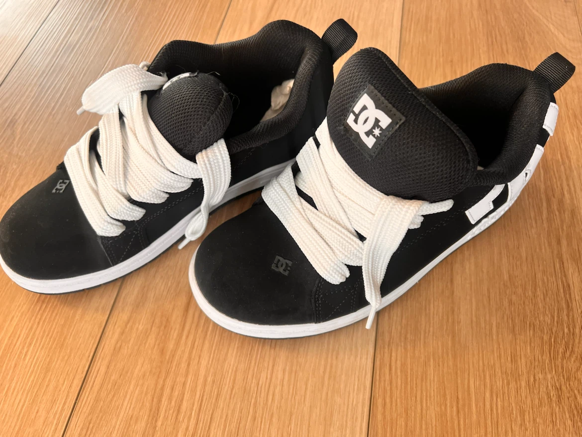 DC Shoes Kids Court Graffik Black and White - photo 2