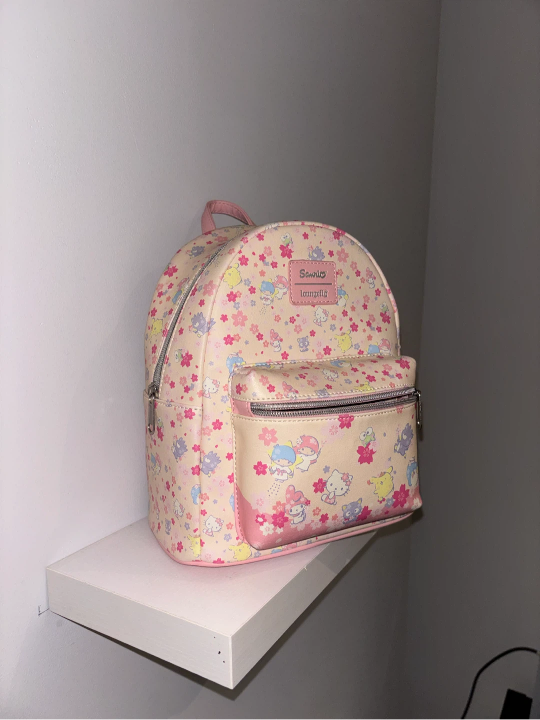 Loungefly Sanrio Floral Mini Backpack and Card Holder - photo 2