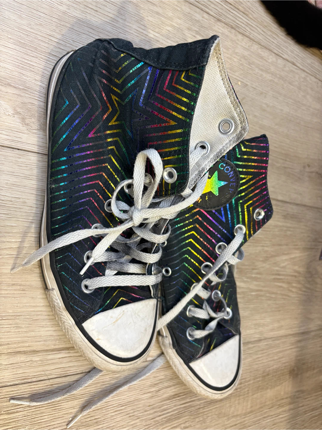 Converse Rainbow Star High-Top Sneakers - photo 2