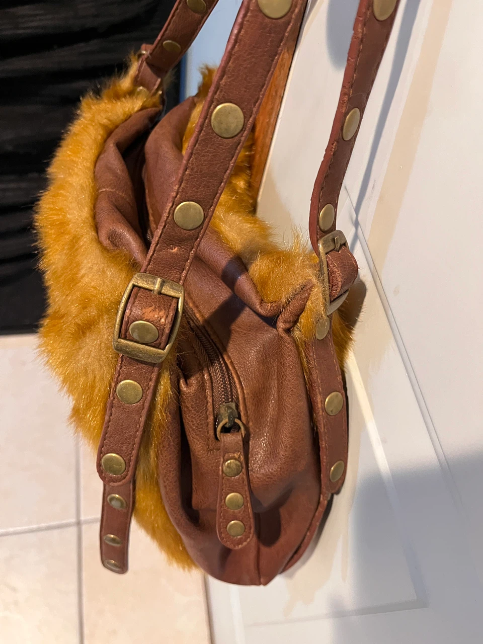Y2K-Metro Faux Fur Handbag - photo 4