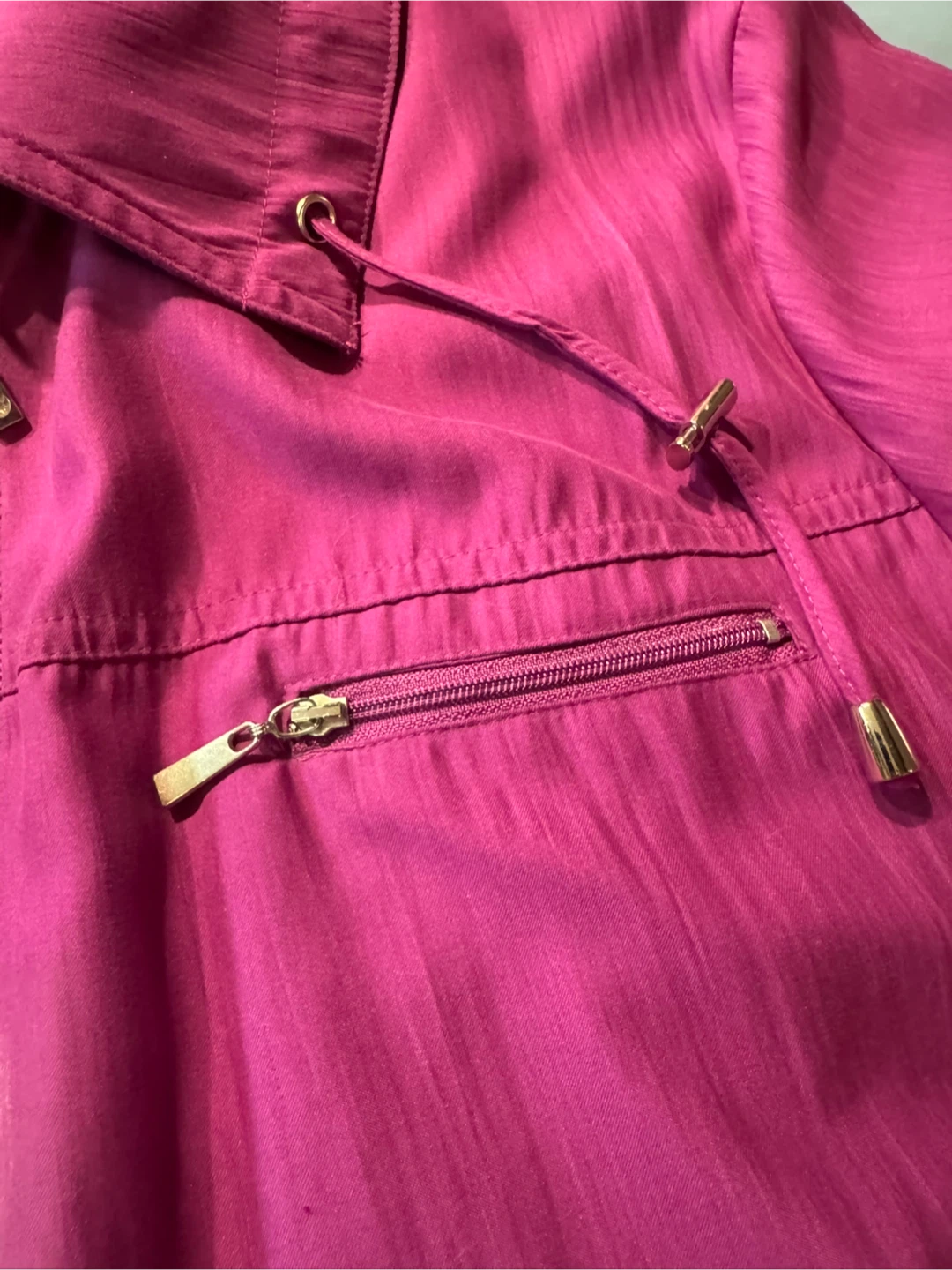 Alia Petites Fuchsia Zip-Up Jacket - photo 4