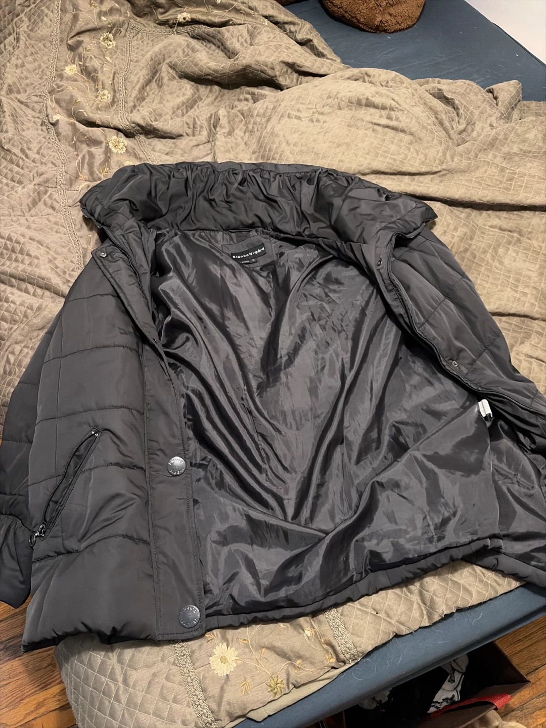 Bianca Nygard Black Puffer Jacket