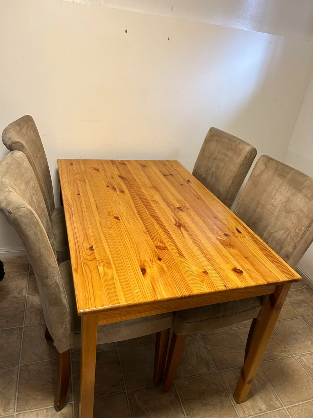 IKEA Jokkmokk dining table and 4 chairs