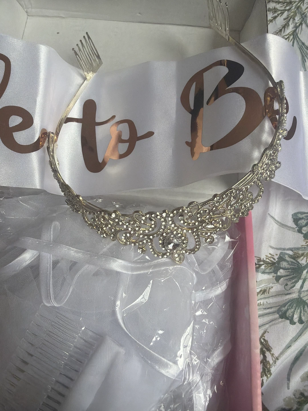 Bride to Be Tiara and Sash Set - photo 2
