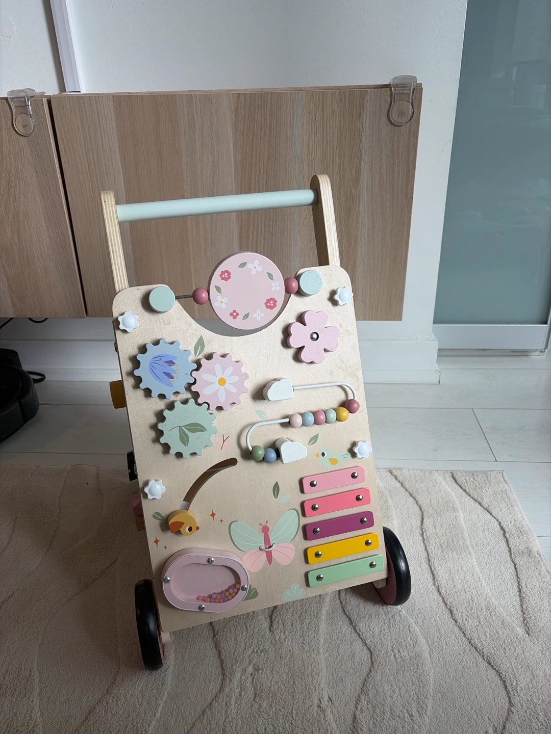 Wooden Activity Baby Walker