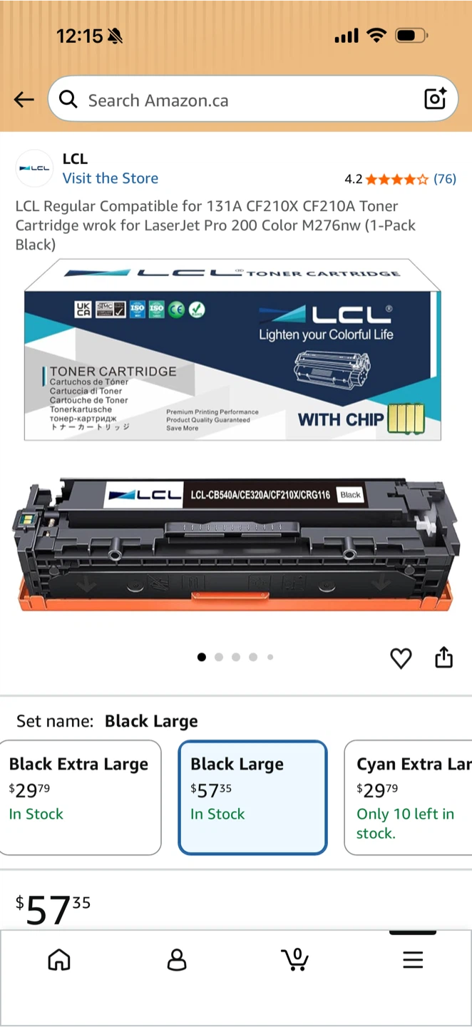 LCL Compatible Toner Cartridges for HP 131A CF210X - photo 3