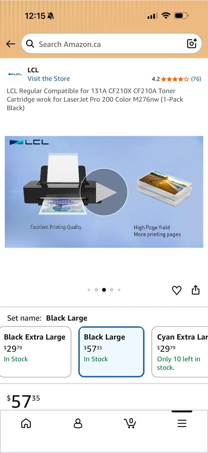 LCL Compatible Toner Cartridges for HP 131A CF210X - photo 4
