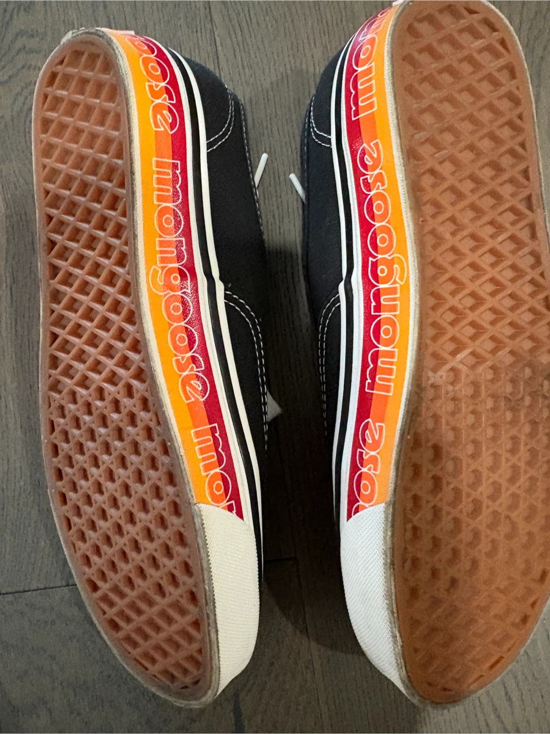 Vans black and white ladies sneakers