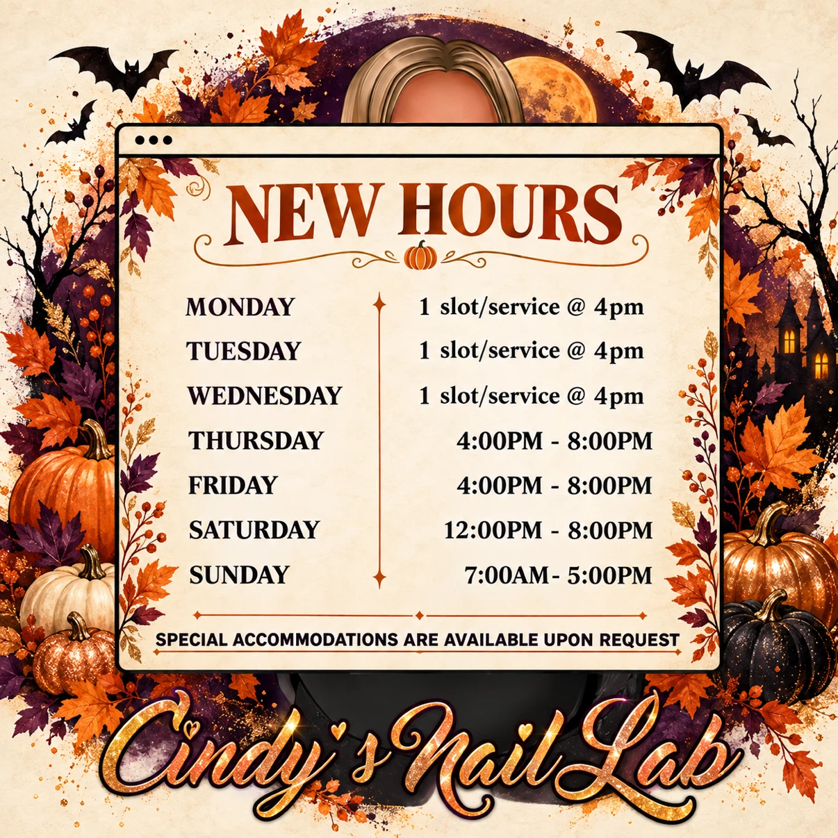 Cindy's Nail Lab Fall & Halloween Services - photo 2