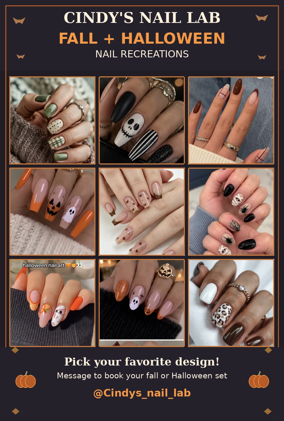 Cindy's Nail Lab Fall & Halloween Services - photo 4