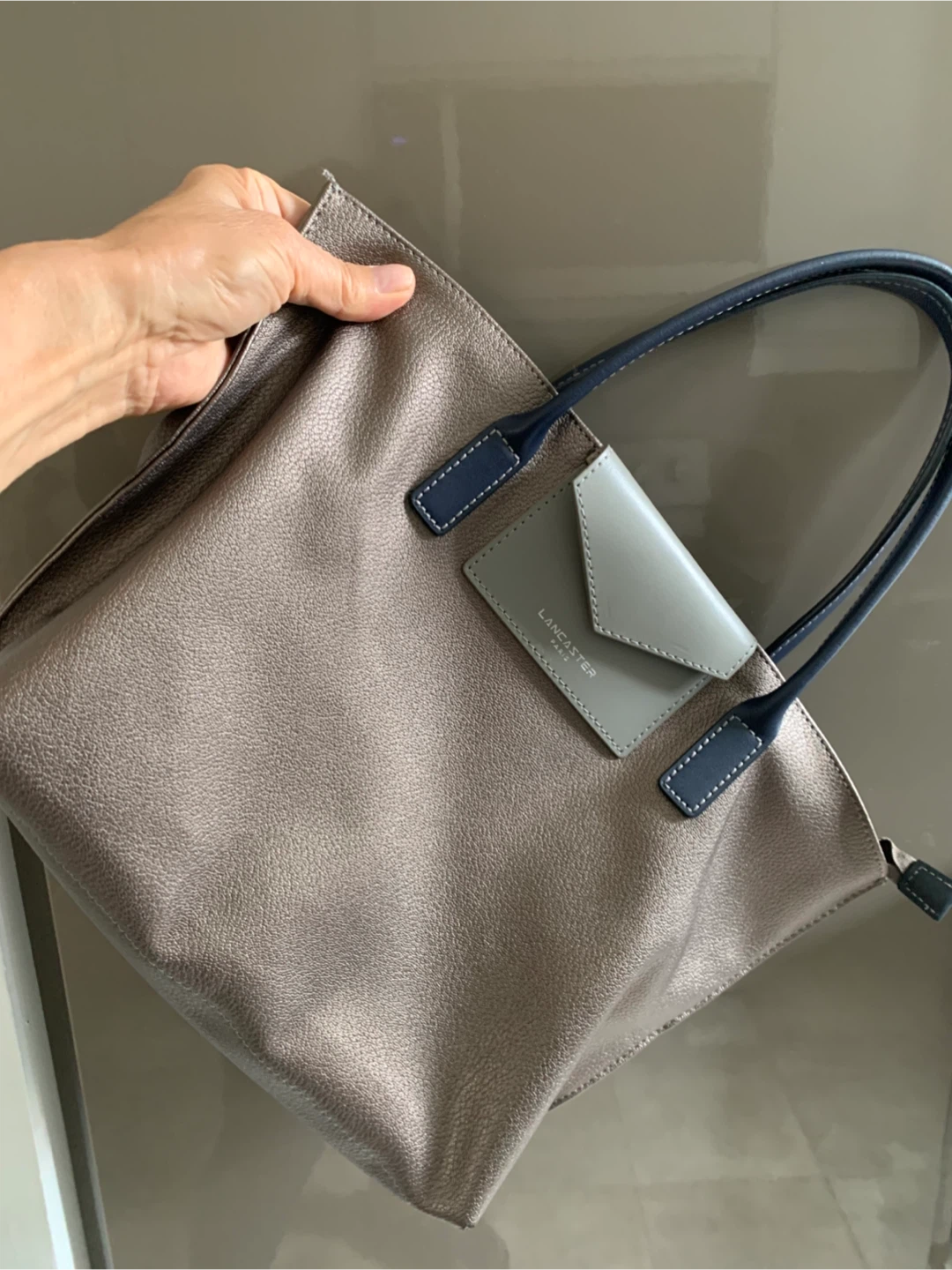 Lancaster Paris Metallic Tote Bag - photo 2