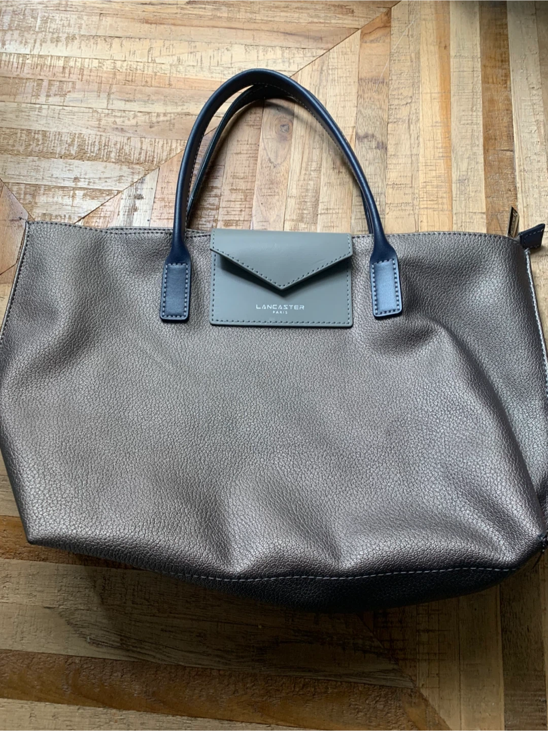 Lancaster Paris Metallic Tote Bag - photo 3