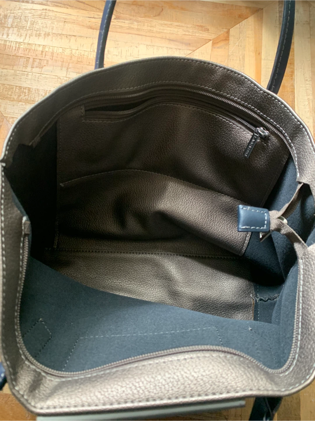 Lancaster Paris Metallic Tote Bag - photo 4