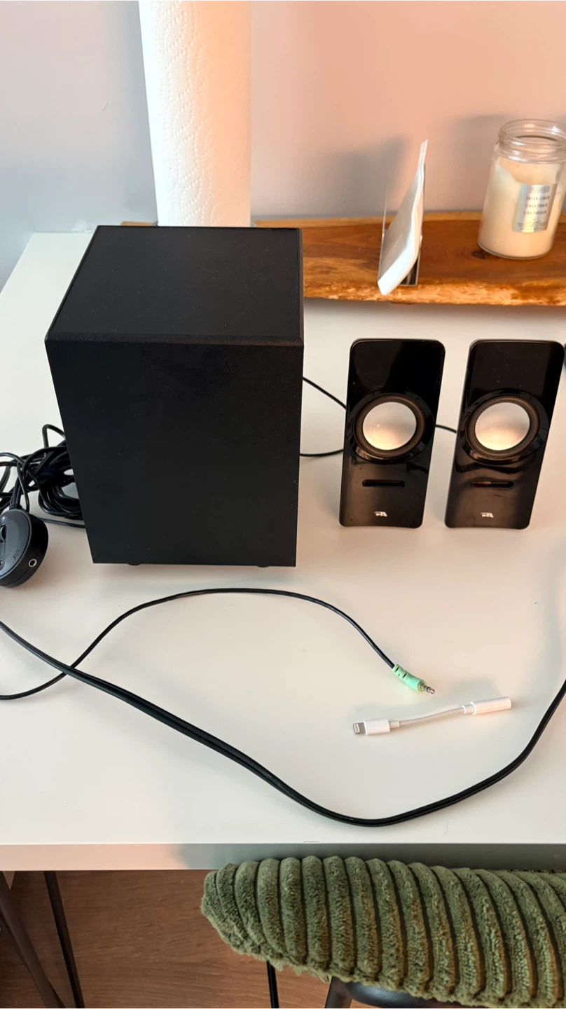 Cyber Acoustics Speaker System with Subwoofer