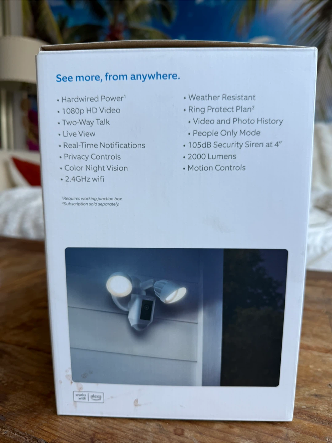 NEW Ring Floodlight Security Camera - photo 3