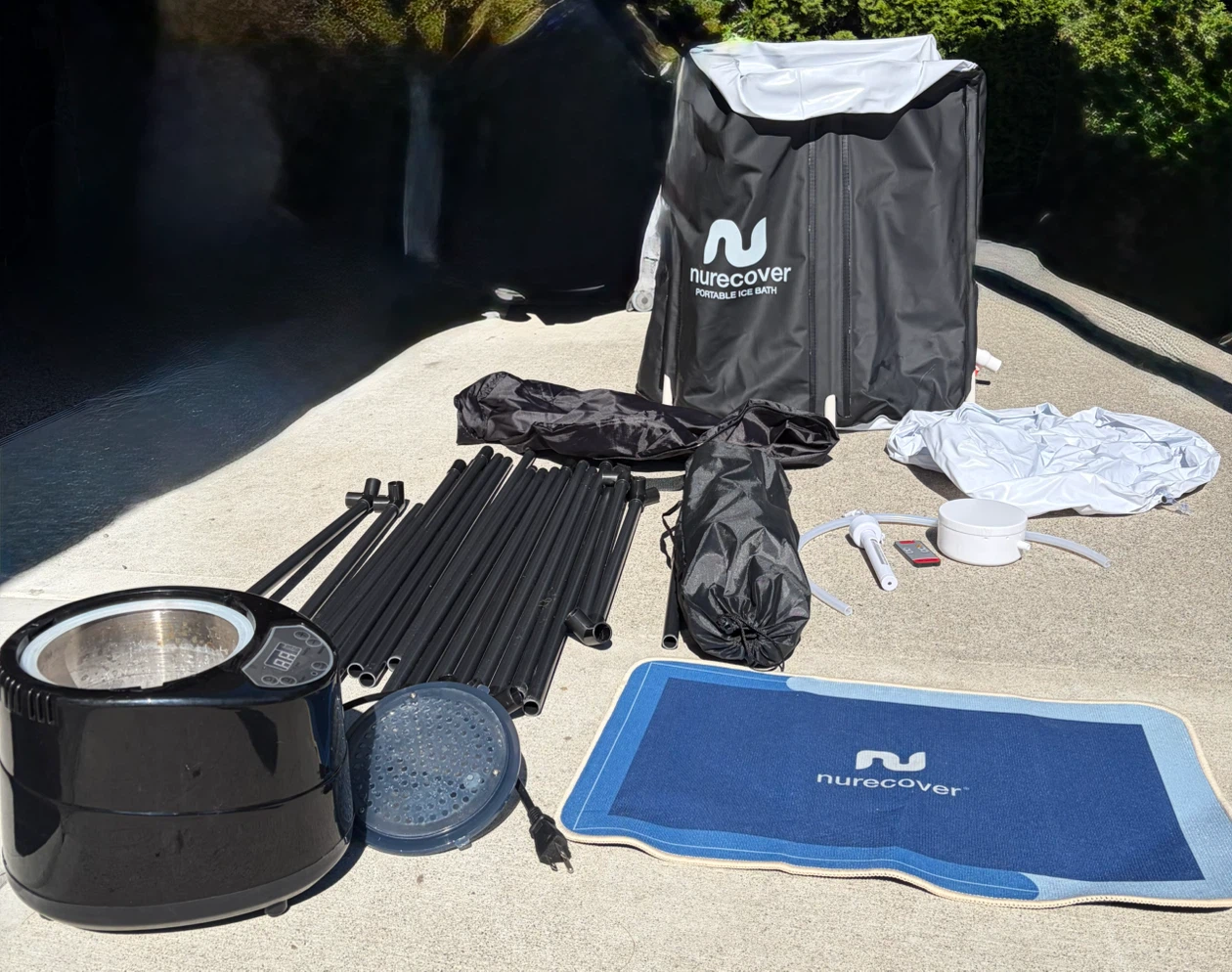 Nurecover Portable Ice Bath with Accessories