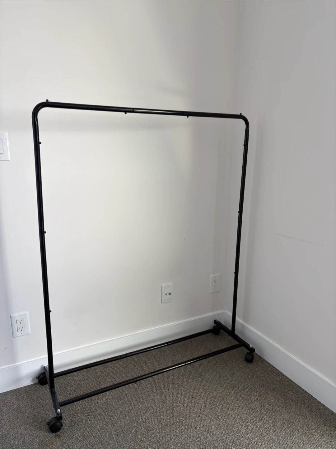 Black Rolling Garment Rack - photo 2