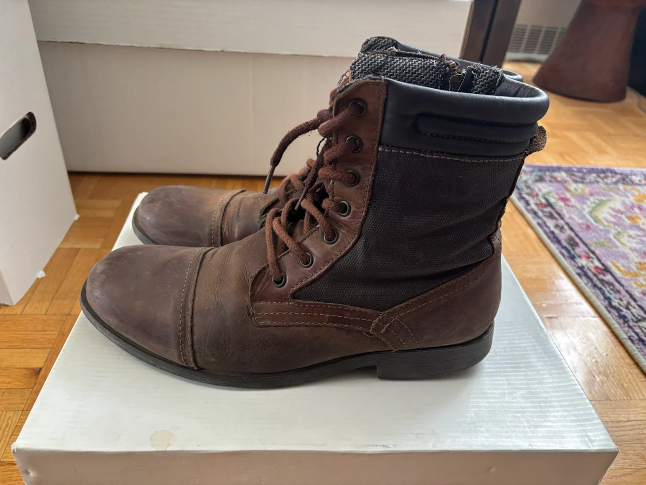 ALDO Spring Brown Lace-Up Boots - photo 2