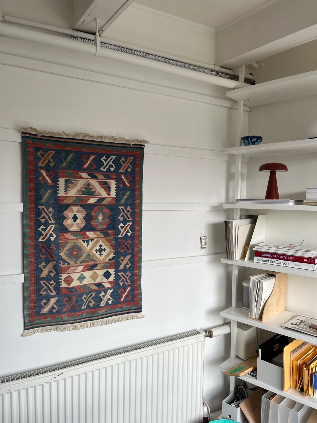 Vintage Woven Kilim Wall Art /  Mat - photo 2