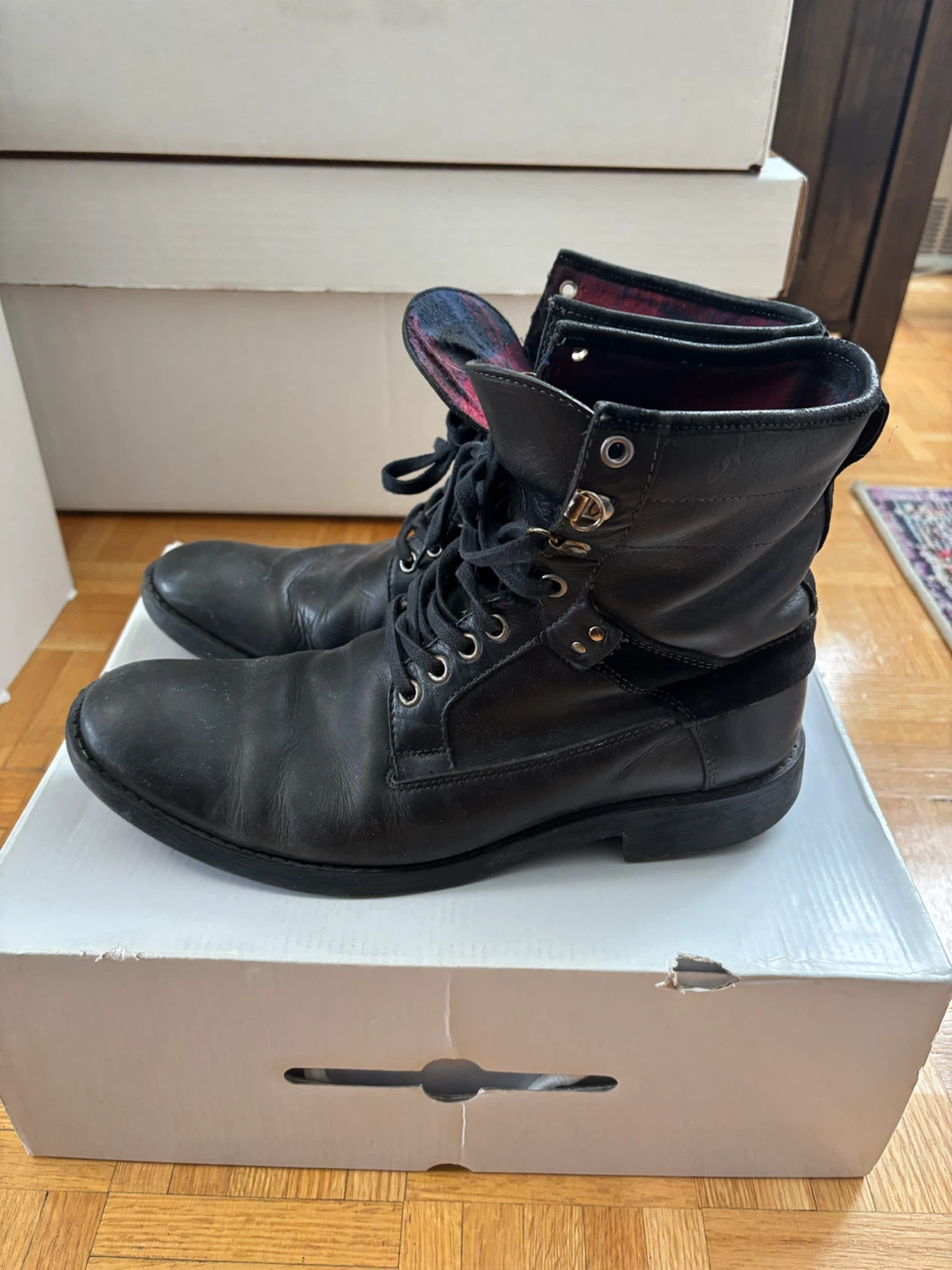 Call It Spring Black Boots Size 9 - photo 3