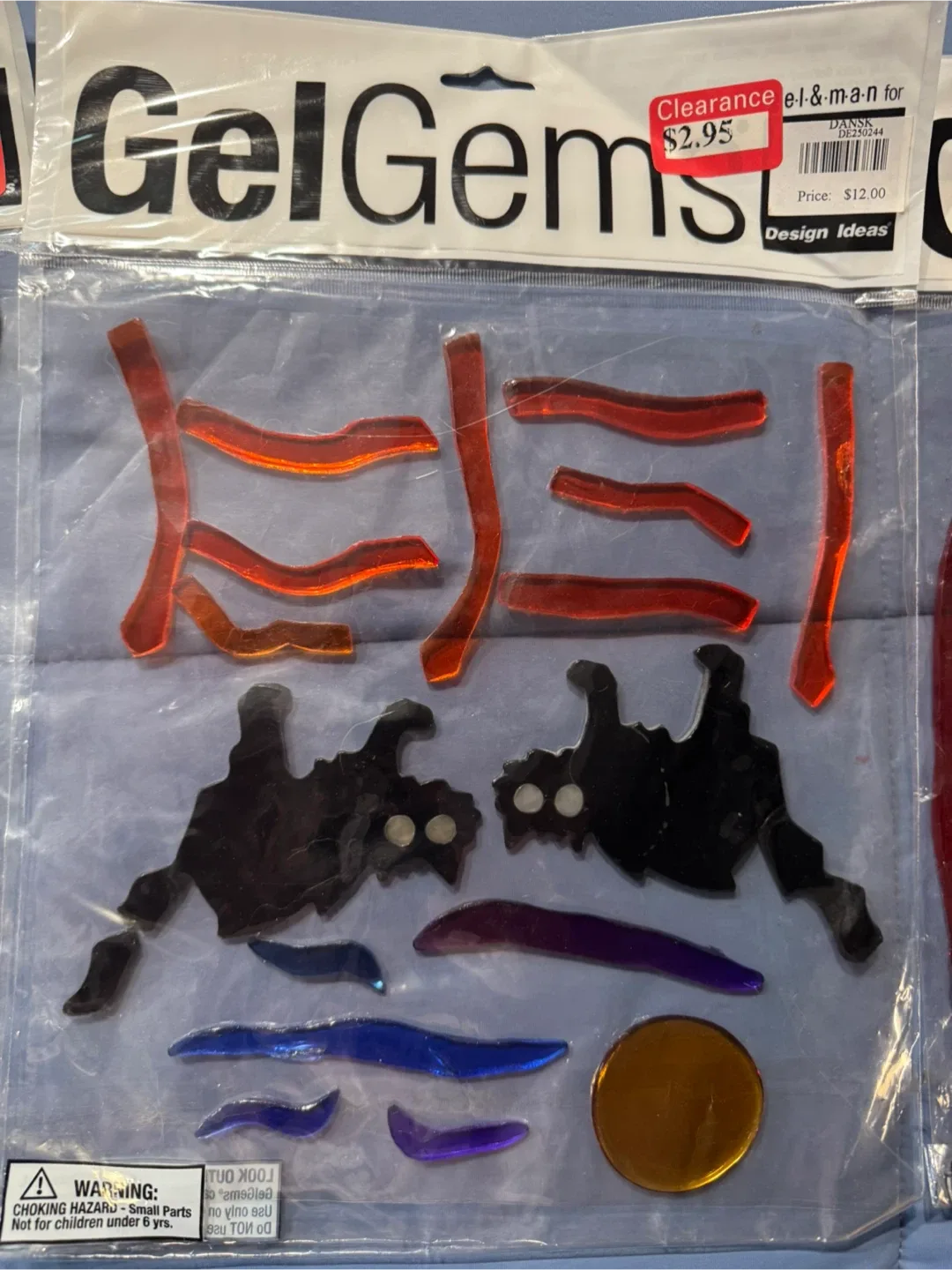 3 Halloween GelGems Window Cling Sets - photo 3