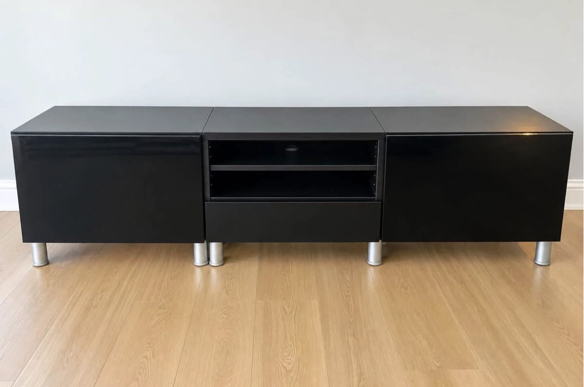 IKEA Besta TV Unit Black