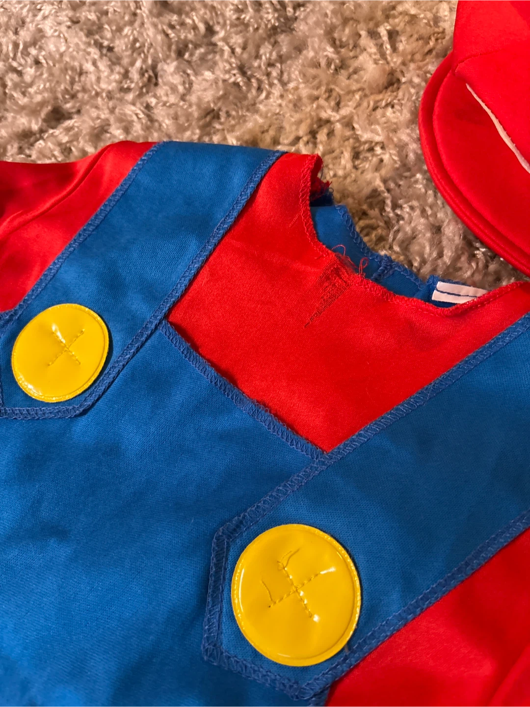 Halloween Super Mario Kids Costume with Hat - photo 2