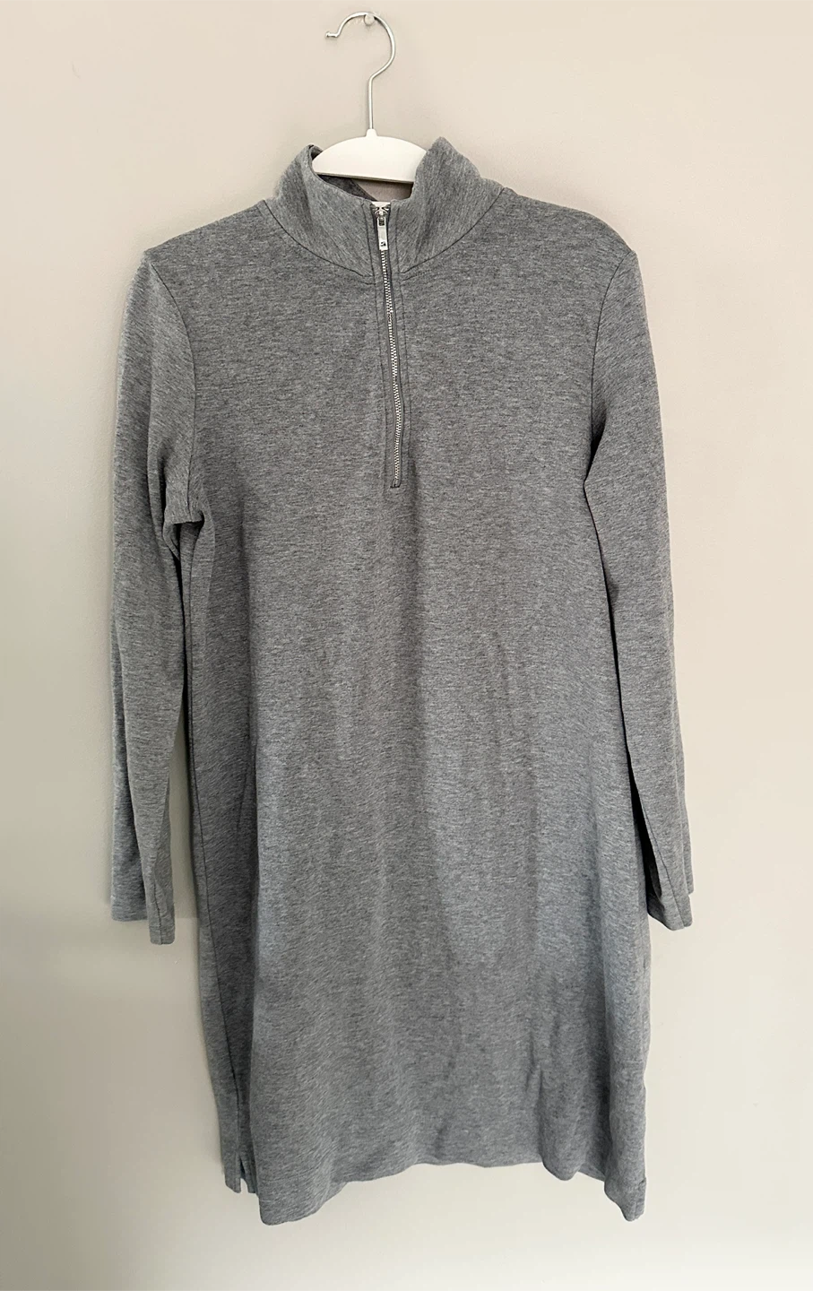 Contemporaine Grey Half-Zip Dress