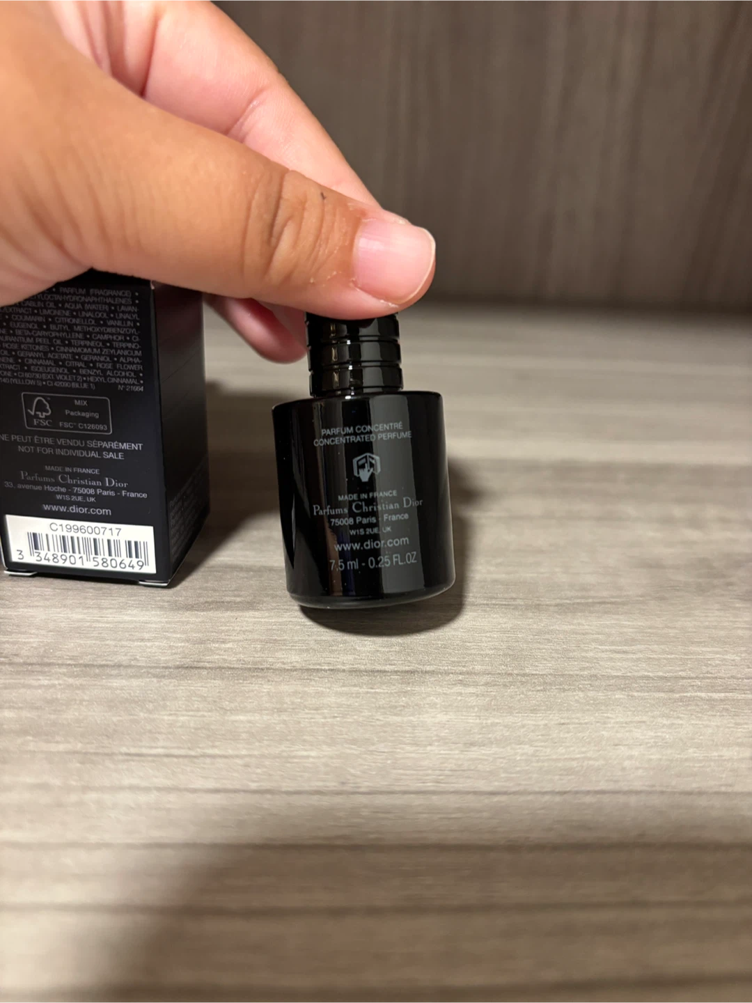 Dior Sauvage Elixir 7.5ml Mini with Original Box - photo 3