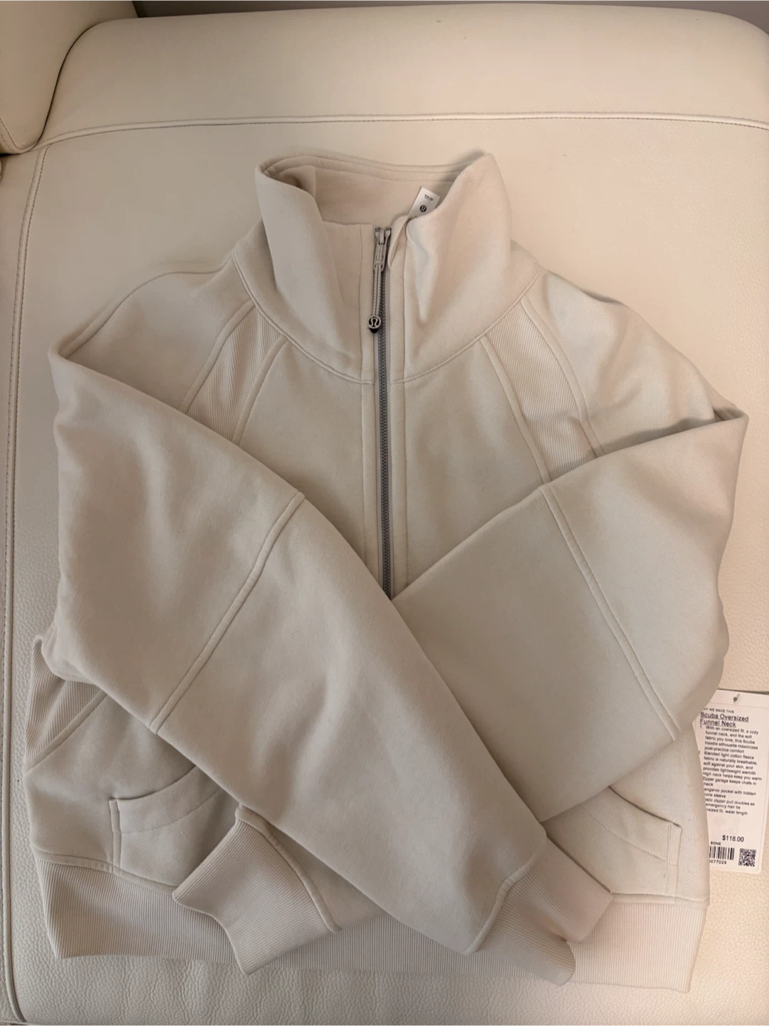 Lululemon Scuba Oversized Funnel Neck XS/S