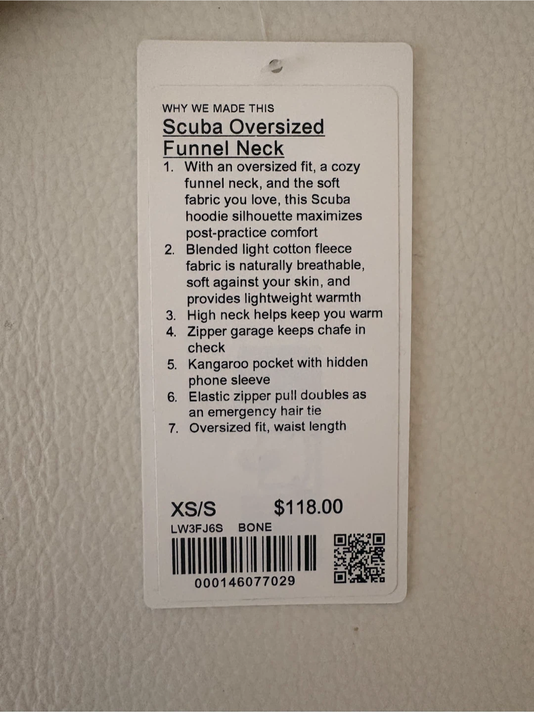 Lululemon Scuba Oversized Funnel Neck XS/S - photo 5