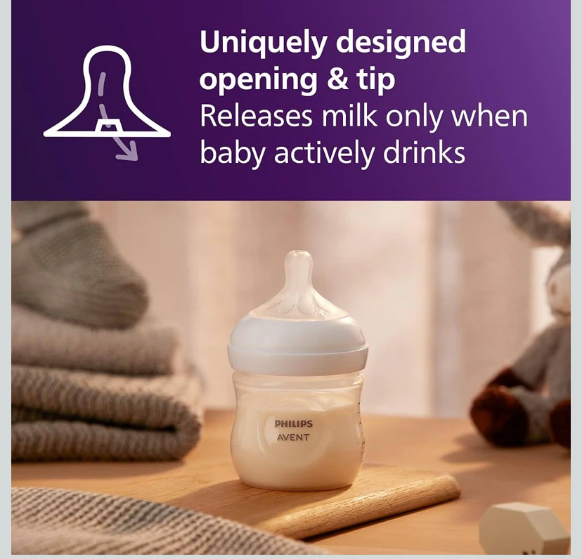 Philips Avent Natural Baby Bottle Set 3 Pack - photo 3
