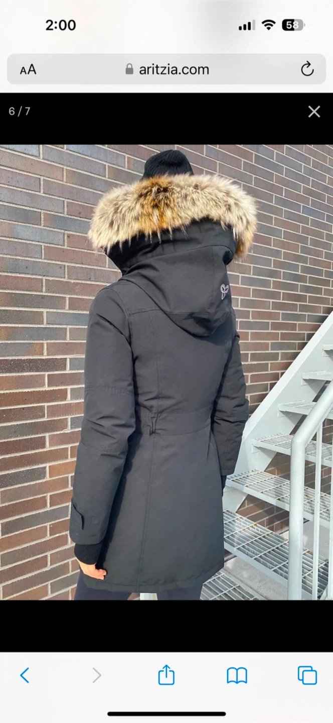TNA Bancroft Parka Like New - photo 2