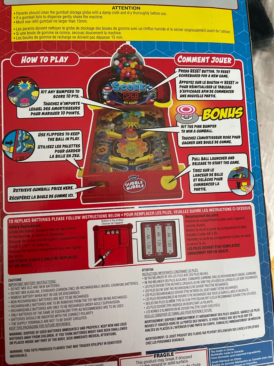 Move out sale: Dubble Bubble Gumball Pinball Machine - photo 3