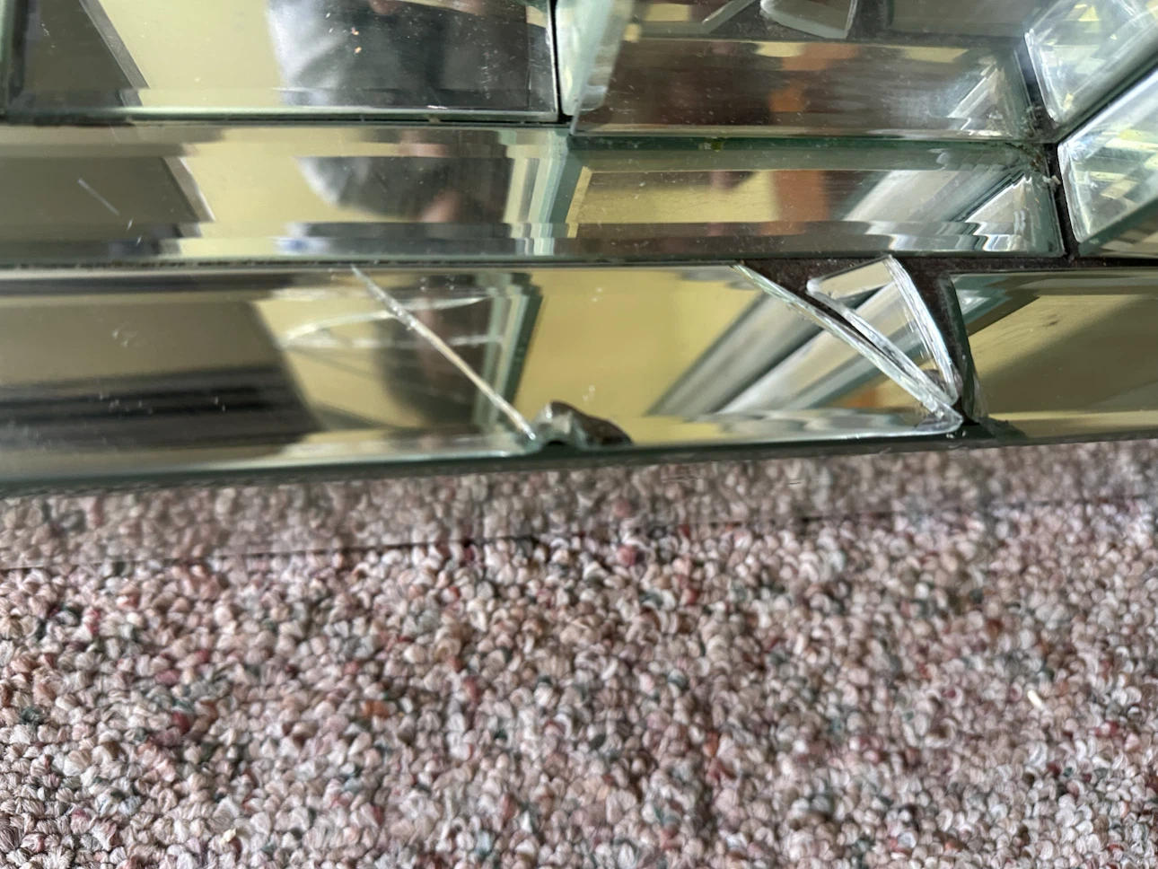 Mirrored Electric Fireplace - photo 3