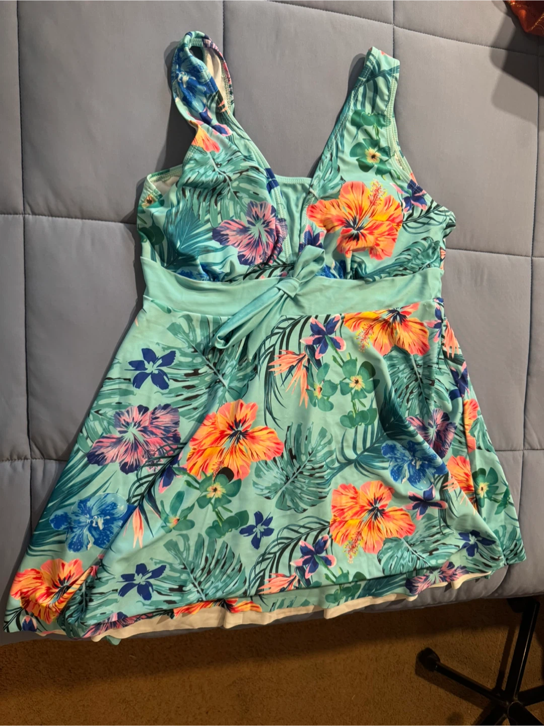 Xhilaration Floral Swim Tankini Set