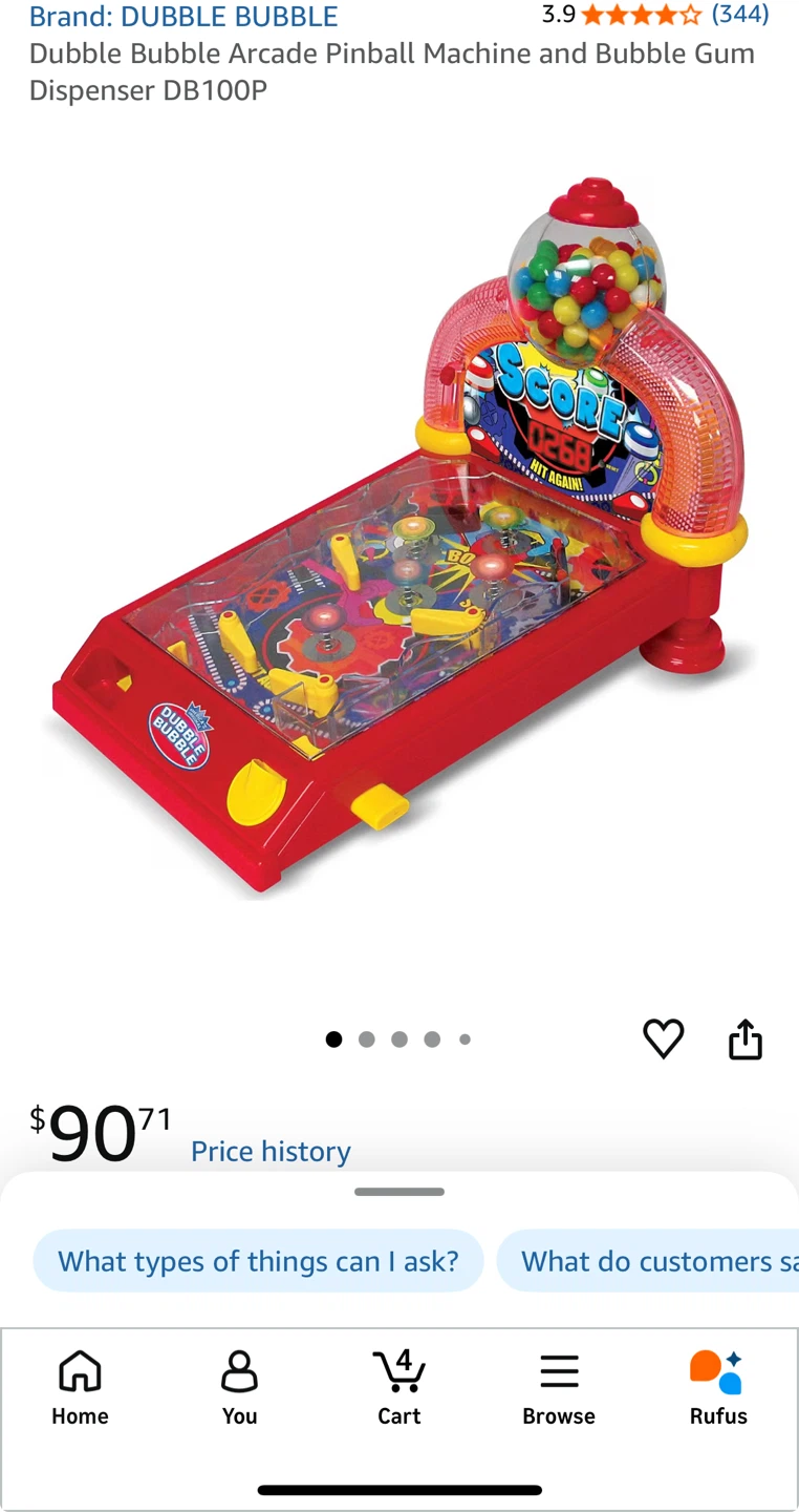 Move out sale: Dubble Bubble Gumball Pinball Machine - photo 5