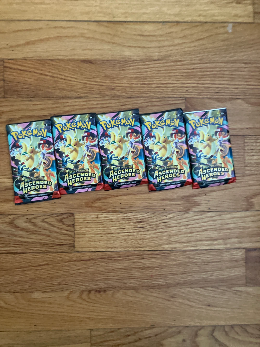 5 Sealed Pokemon Ascended Heroes Booster Packs