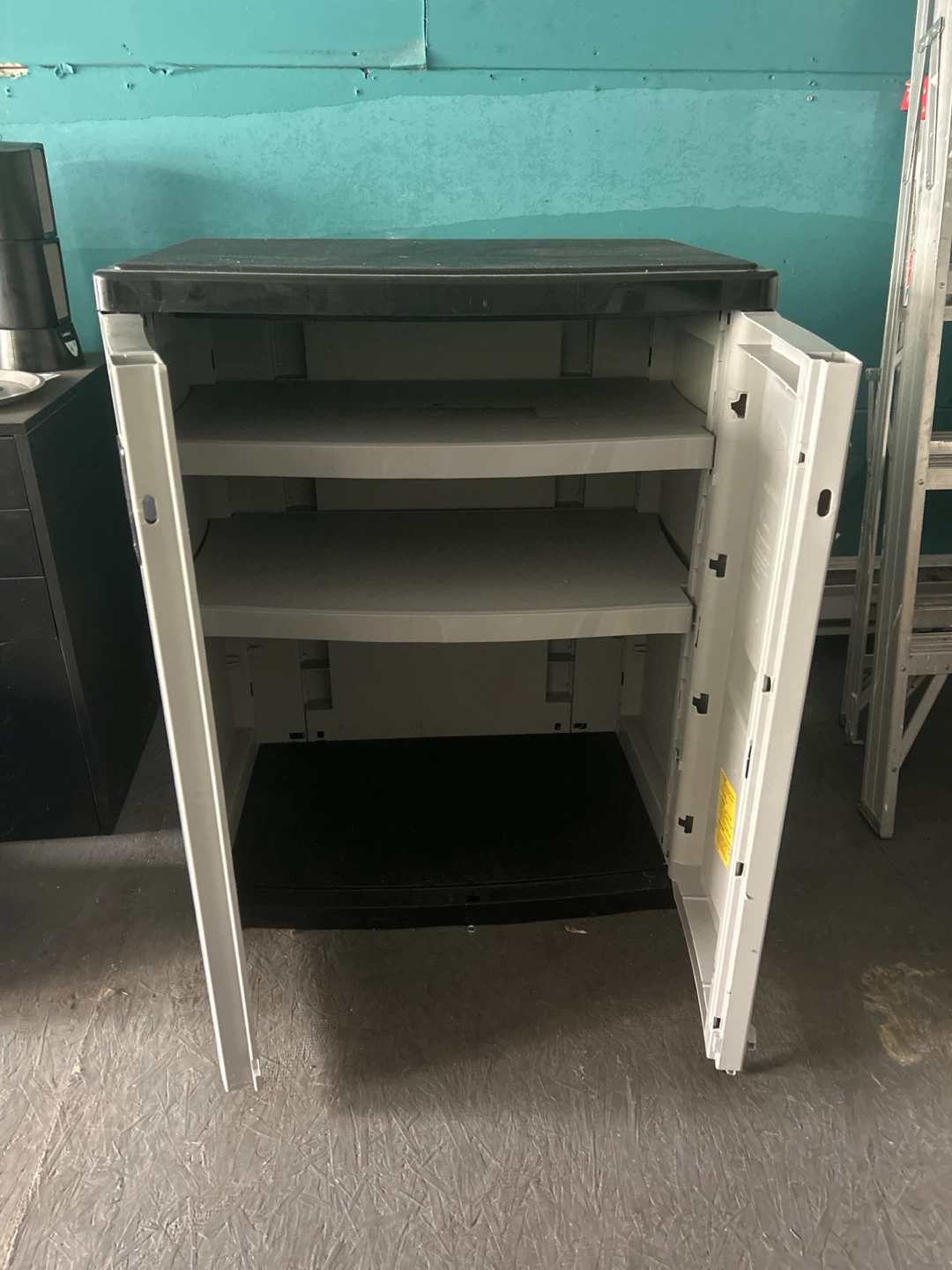 Suncast Plastic Storage Cabinet - photo 2