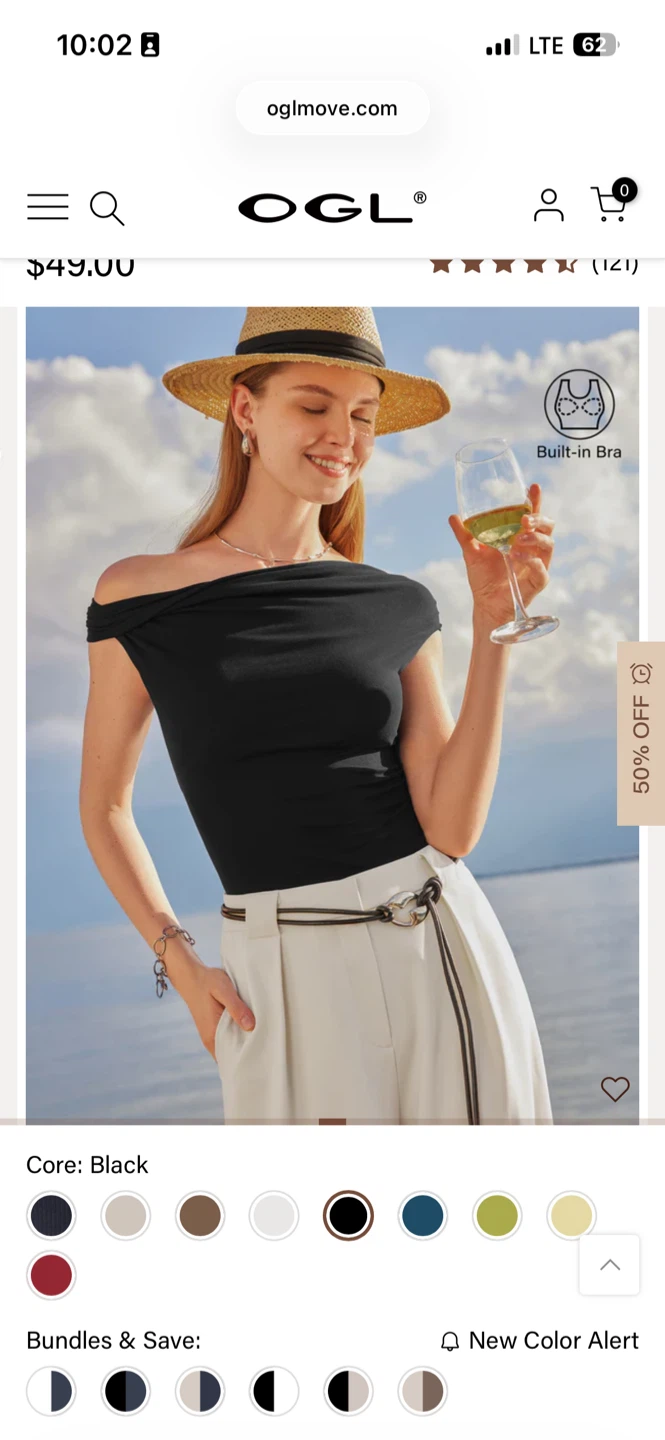BNIP OGL off the shoulder top - photo 2