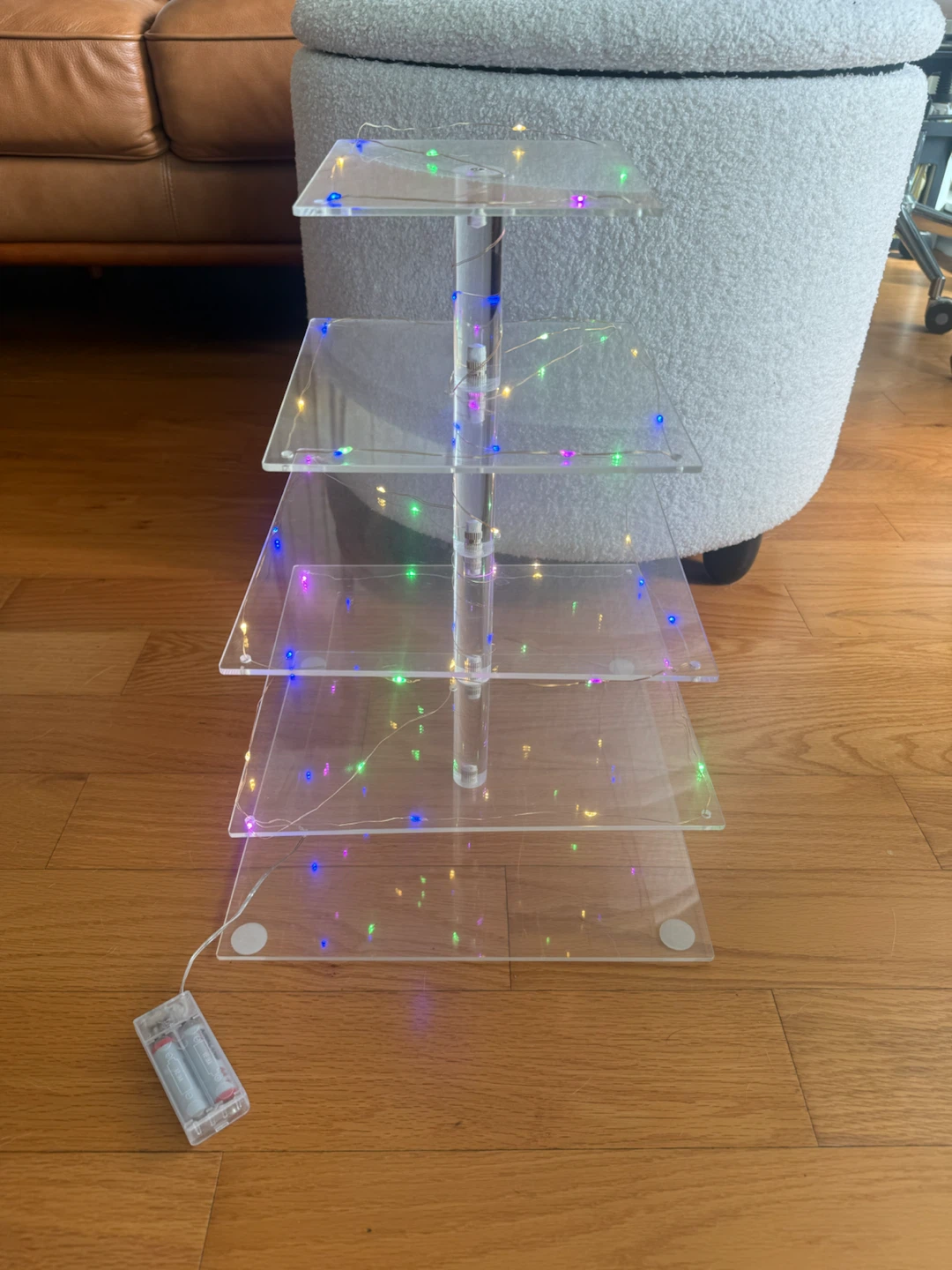 4-Tier LED Acrylic Dessert Stand - photo 4