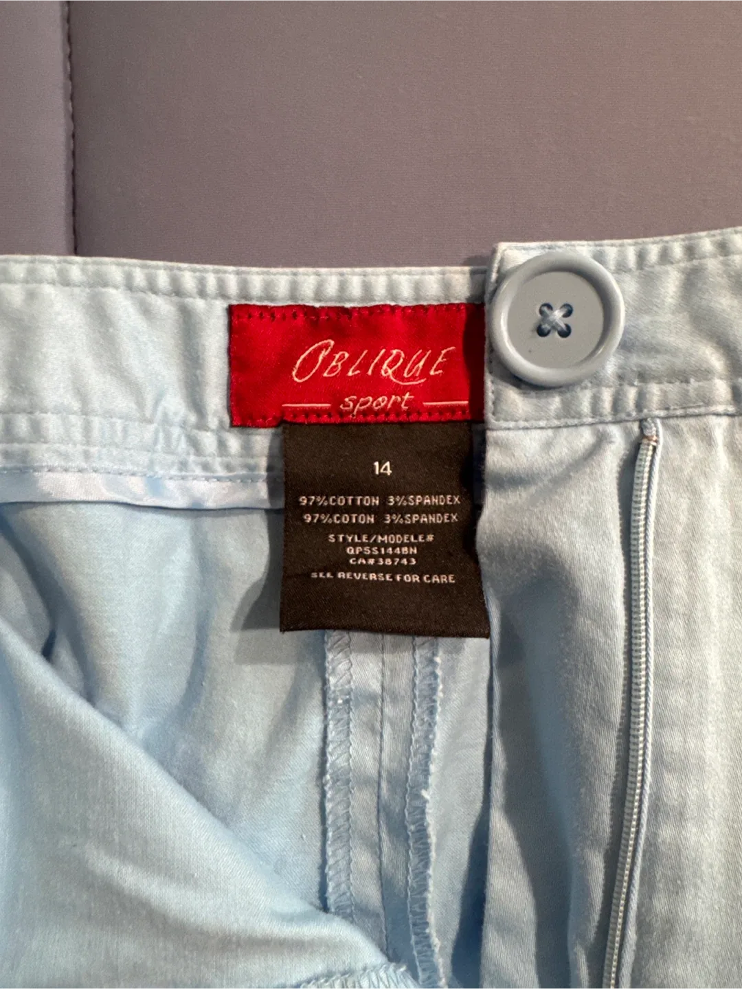 Oblique Sport Light Blue Pants - Size 14 - photo 2