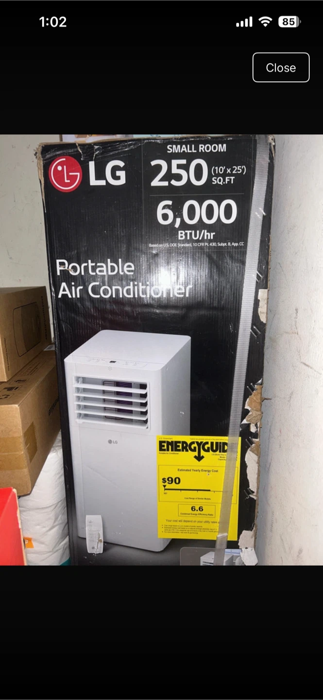 LG 6000 BTU Portable Air Conditioner