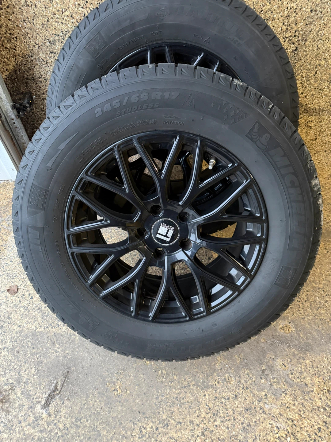 Set of 4 Michelin Winter Tires on Touren Rims - photo 2